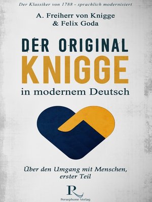 cover image of Der Original-Knigge in modernem Deutsch
